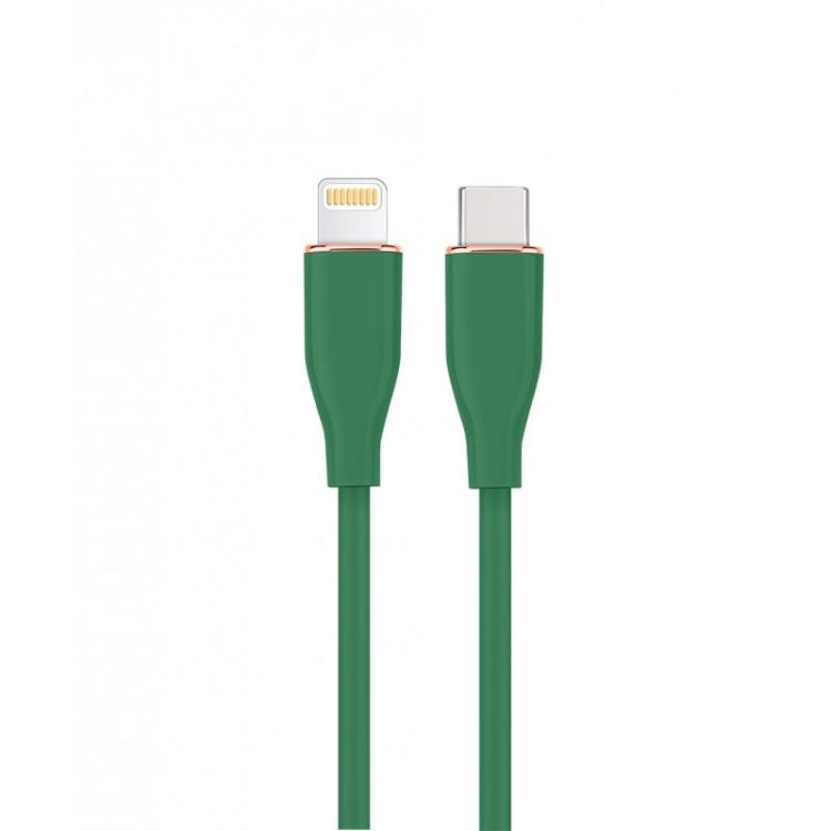 Gembird - CC-USB2S-CM8PM-1.5M-G cable de conector Lightning 1,5 m Verde