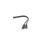 Gembird - 1.2m, 3.5mm/3.5mm, M/M cable de audio 1,2 m 3,5mm Negro