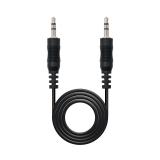 Nanocable - Cable audio estéreo, Jack 3.5/M-Jack 3.5/M, negro, 15m