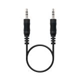 Nanocable - Cable audio estéreo, Jack 3.5/M-Jack 3.5/M, negro, 15m