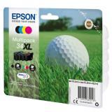 Epson - Golf ball Multipack 4-colours 34XL DURABrite Ultra Ink