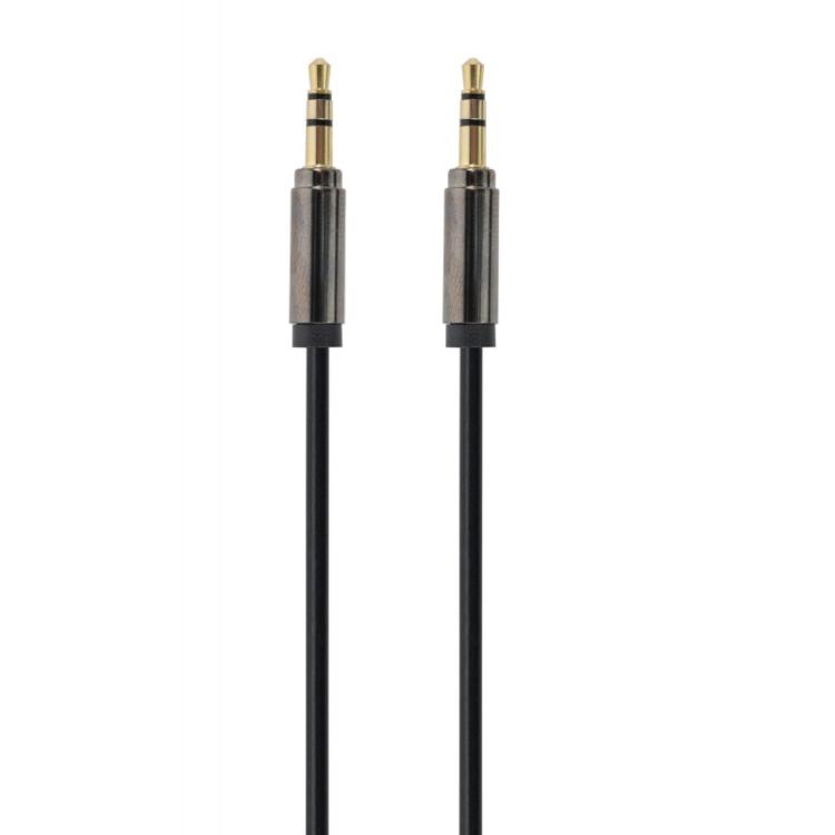 Gembird - Cable CCAP-444-0.75M (Mini Jack M - Mini Jack M 0,75m black color) cable de audio 3,5mm Negro