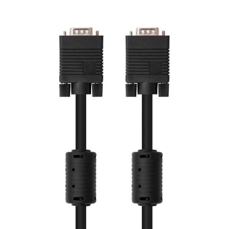 Nanocable - 10.15.0101 cable VGA 1 m VGA (D-Sub) Negro