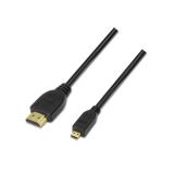 AISENS - A119-0117 cable HDMI 1,8 m HDMI tipo A (Estándar) HDMI tipo D (Micro) Negro