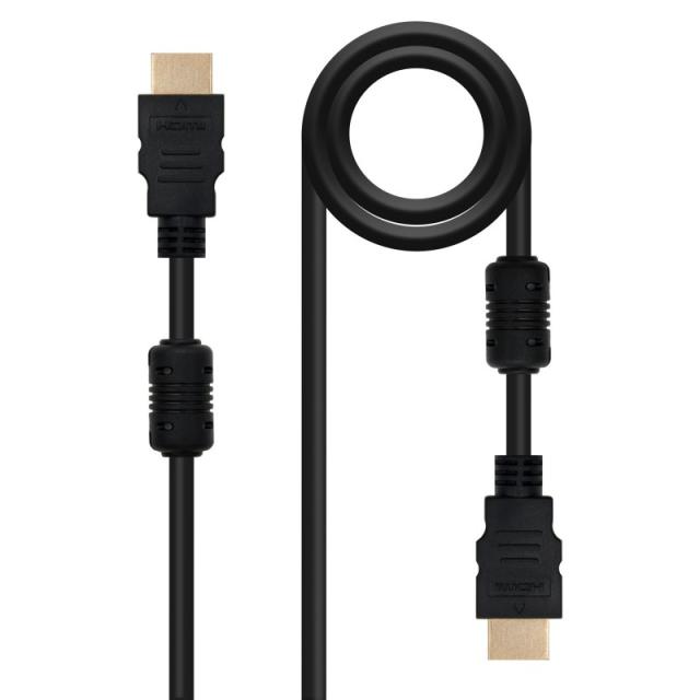 Nanocable - CABLE HDMI V1.4 (ALTA VELOCIDAD / HEC) CON FERRITA, A/M-A/M, 3.0 M