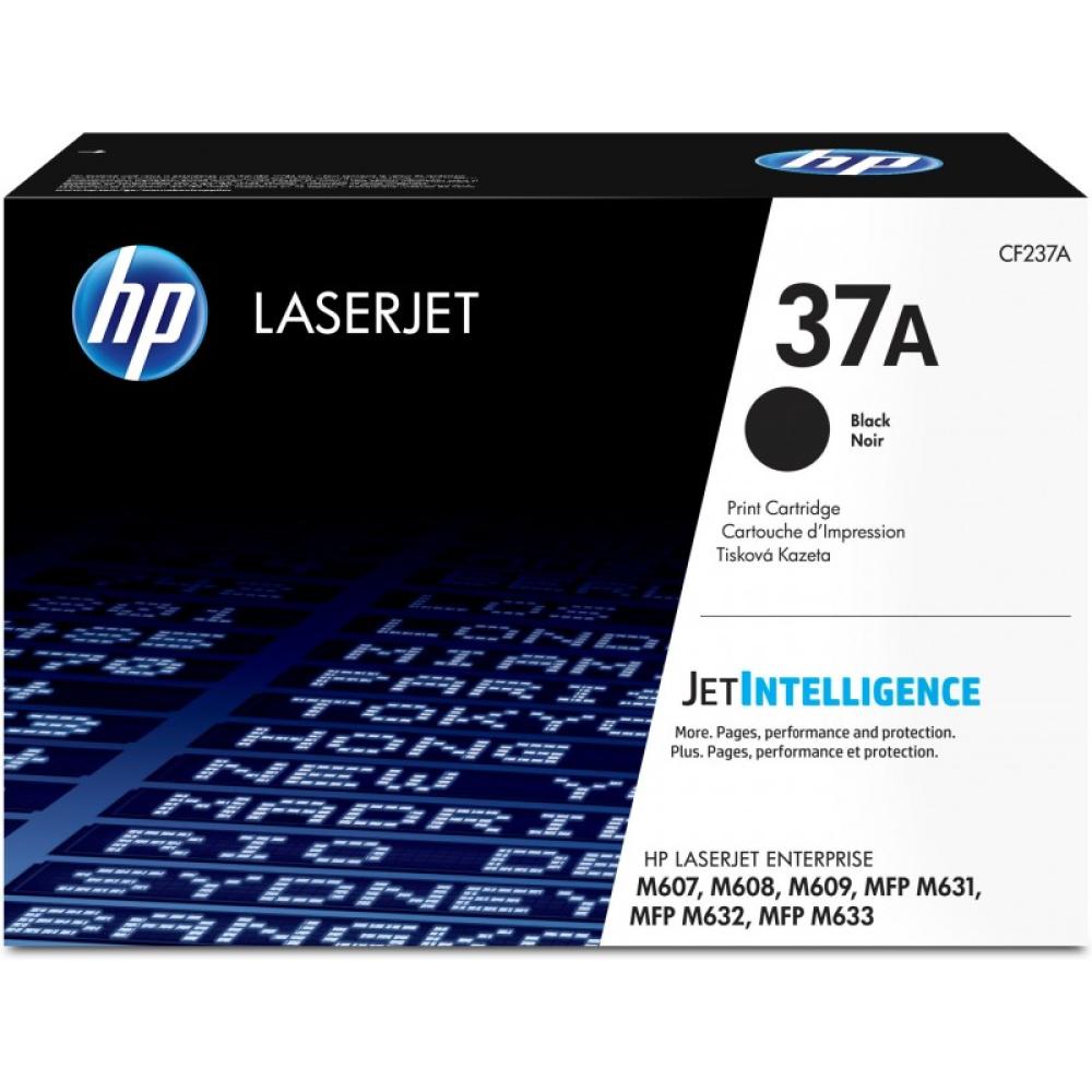 HP - Cartucho de tóner original LaserJet 37A negro