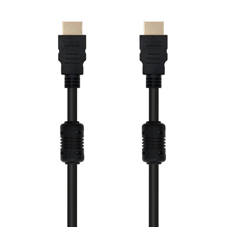 Nanocable - HDMI, 5m cable HDMI HDMI tipo A (Estándar) Negro - 10.15.1805