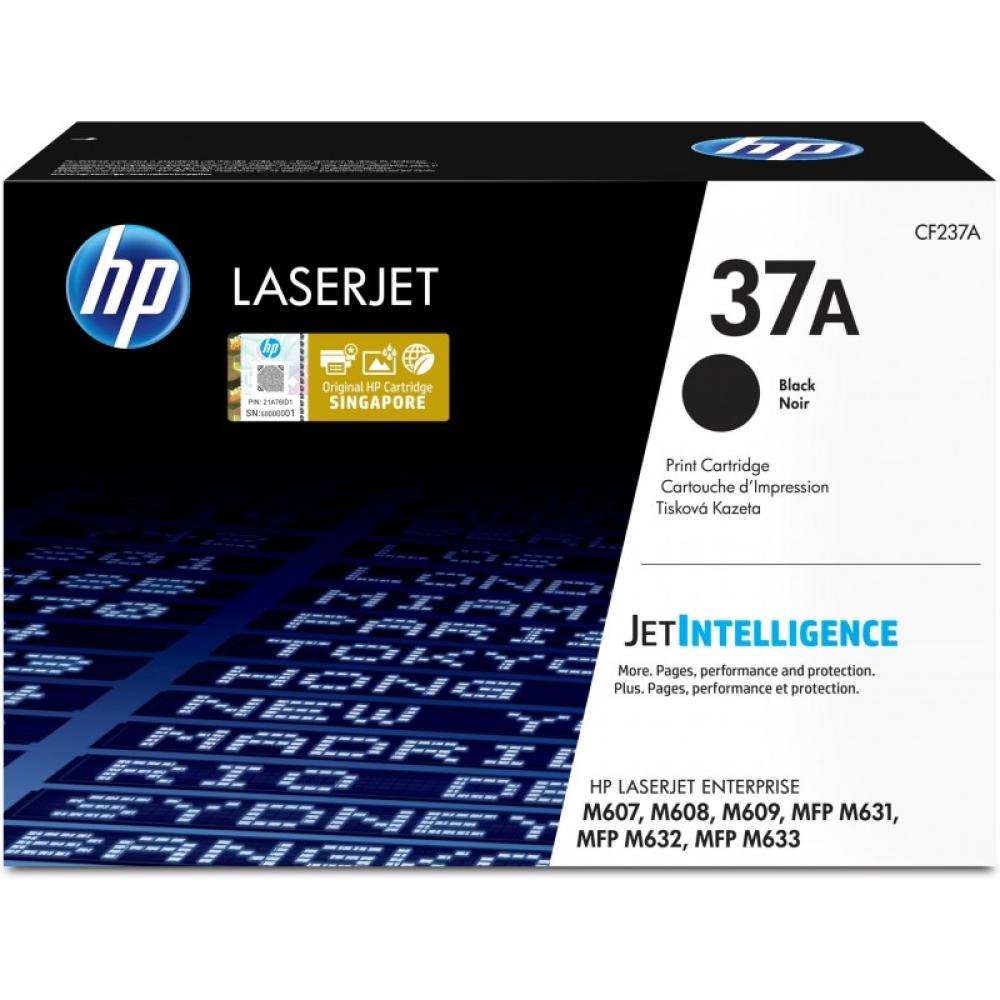 HP - Cartucho de tóner original LaserJet 37A negro