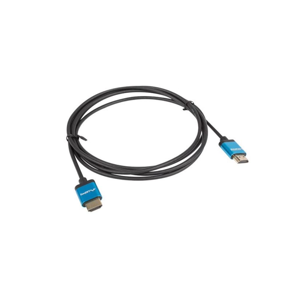 Lanberg - CA-HDMI-22CU-0010-BK cable HDMI 1 m HDMI tipo A (Estándar) Negro, Azul