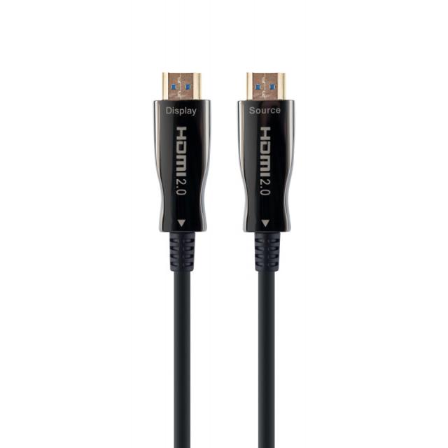 Gembird - CCBP-HDMID-AOC-20M cable HDMI HDMI tipo A (Estándar) Negro