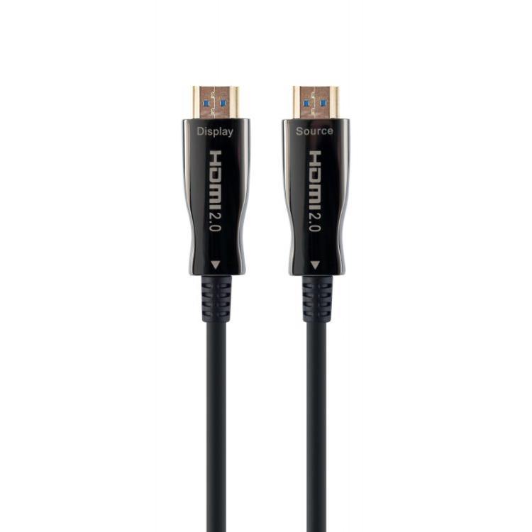 Gembird - CCBP-HDMID-AOC-20M cable HDMI HDMI tipo A (Estándar) Negro