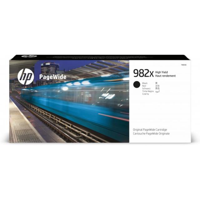 HP - Cartucho PageWide 982X Original de alta capacidad negro