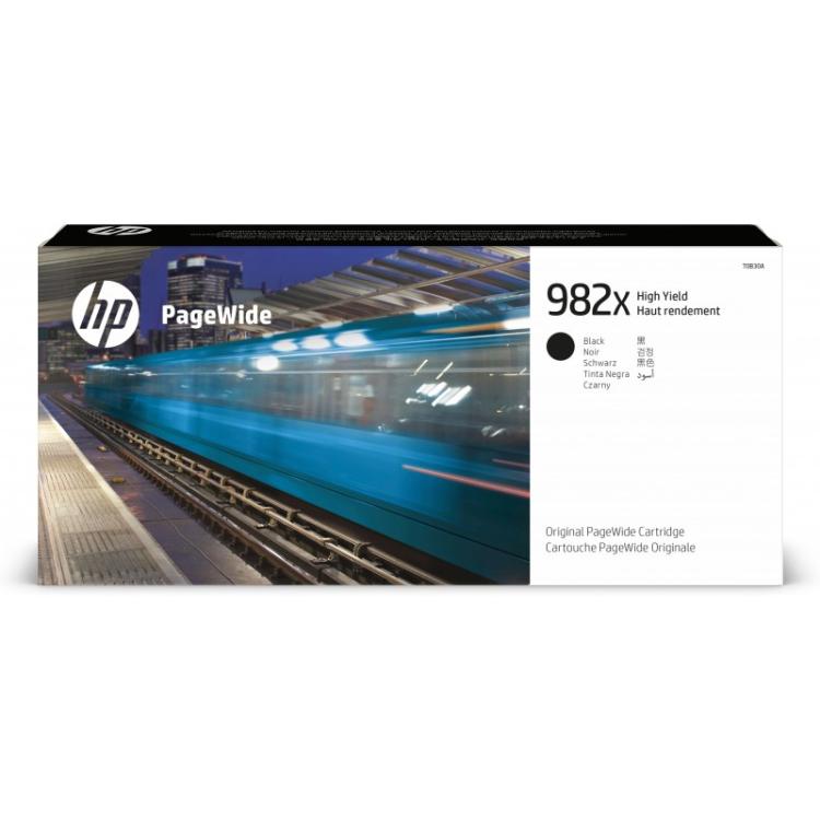 HP - Cartucho PageWide 982X Original de alta capacidad negro