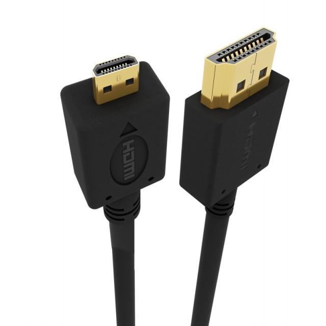 Gembird - 1.8m HDMI-M/micro HDMI-M cable HDMI 1,8 m HDMI tipo A (Estándar) HDMI tipo D (Micro) Negro