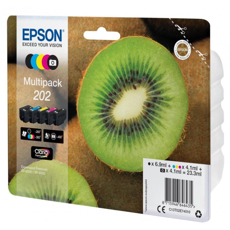 Epson - Kiwi Multipack 5-colours 202 Claria Premium Ink