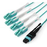 StarTech.com - MPO8LCPL3M Cable de fibra óptica e InfiniBand 3 m MPO/MTP 8x LC Color aguamarina