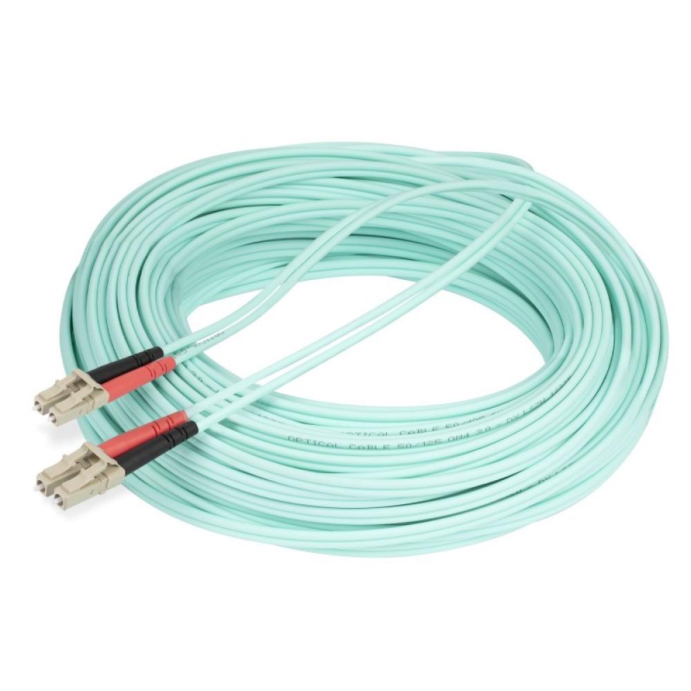 StarTech.com - Cable 20m de Fibra Óptica Multimodo Dúplex LC/UPC a LC/UPC OM4 - LSZH - 50/125µm - LOMMF/VCSEL - para Redes de 10
