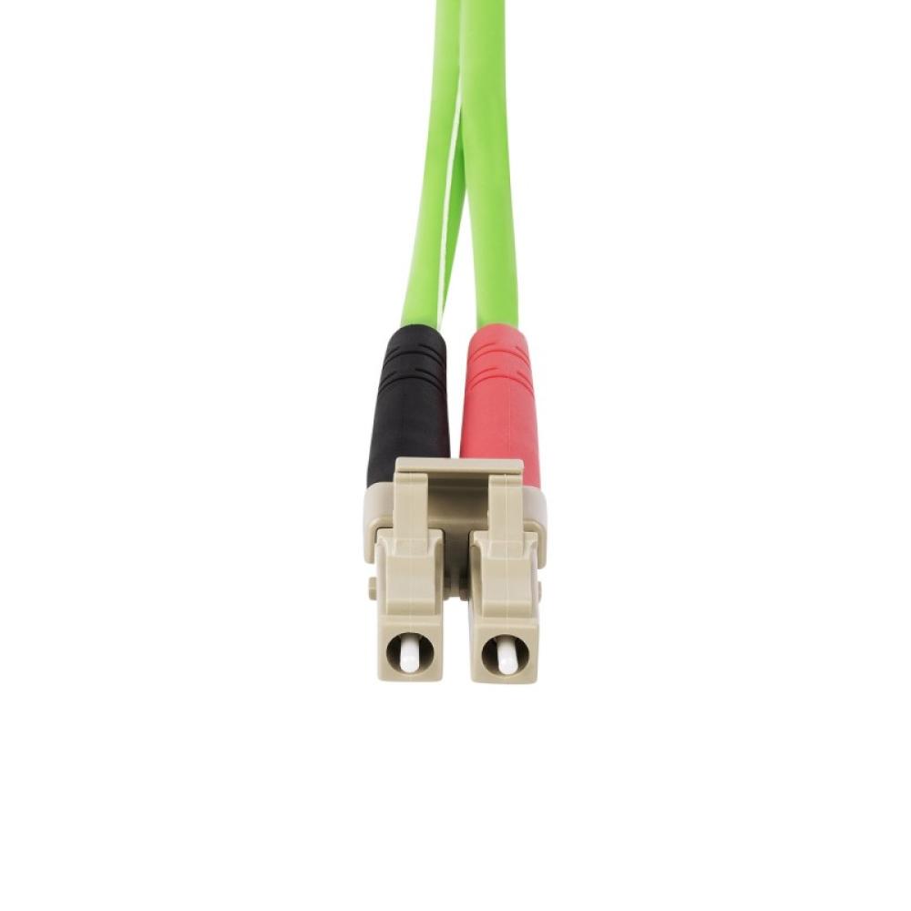 StarTech.com - Cable de Fibra Óptica LC a LC (UPC) OM5 Multimodo 15m - Dúplex 50/125µm LOMMF Tipo Cremallera VCSEL 40G/100G - No