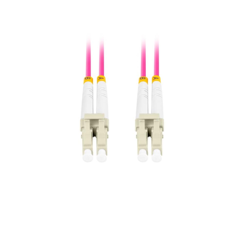 Lanberg - FO-LULU-MD41-0020-VT cable de fibra optica 2 m LC OM4 Violeta