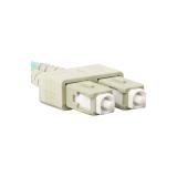 Lanberg - FO-LUSU-MD31-0020-TQ Cable de fibra óptica e InfiniBand 2 m 2x LC 2x SC LC/SC Color aguamarina
