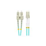 Lanberg - FO-LUSU-MD31-0020-TQ Cable de fibra óptica e InfiniBand 2 m 2x LC 2x SC LC/SC Color aguamarina