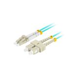 Lanberg - FO-LUSU-MD31-0020-TQ Cable de fibra óptica e InfiniBand 2 m 2x LC 2x SC LC/SC Color aguamarina