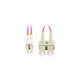 Lanberg - FO-LUSU-MD41-0020-VT Cable de fibra óptica e InfiniBand 2 m 2x LC 2x SC LC/SC Rosa