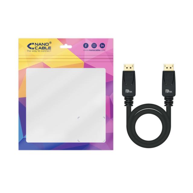 Nanocable - 10.15.2503 cable DisplayPort 3 m Negro