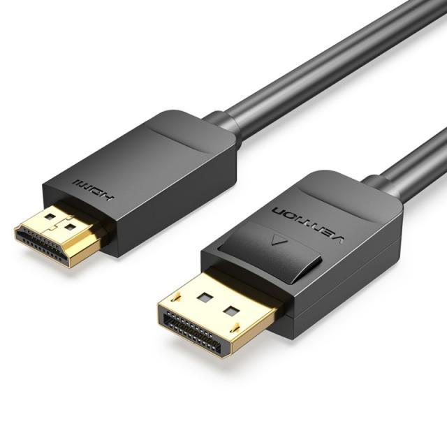 Vention - Cable Conversor HADBG/ Displayport Macho - HDMI Macho/ 1.5m/ Negro