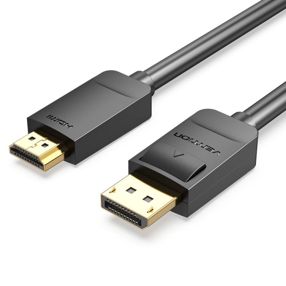 Vention - Cable Conversor HADBG/ Displayport Macho - HDMI Macho/ 1.5m/ Negro