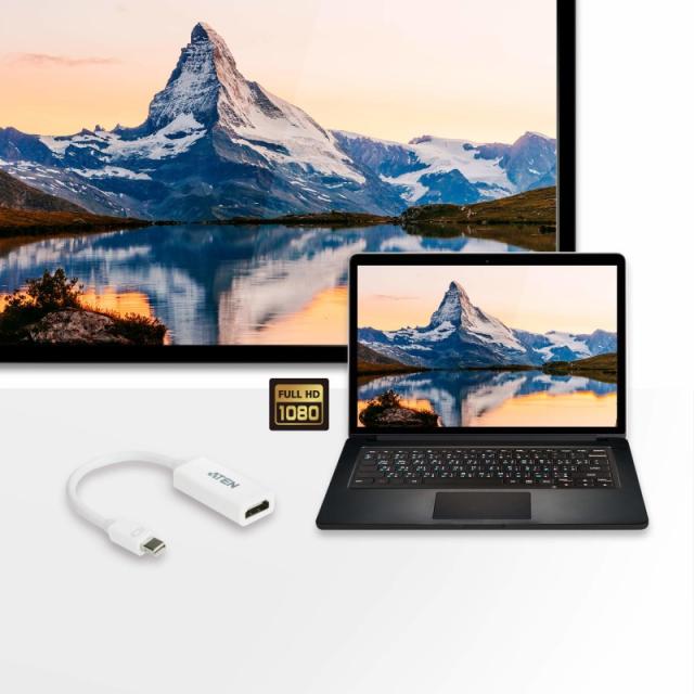 ATEN - Adaptador de Mini DisplayPort a HDMI