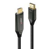 Lindy - 40931 adaptador de cable de vídeo 2 m HDMI tipo A (Estándar) DisplayPort Negro