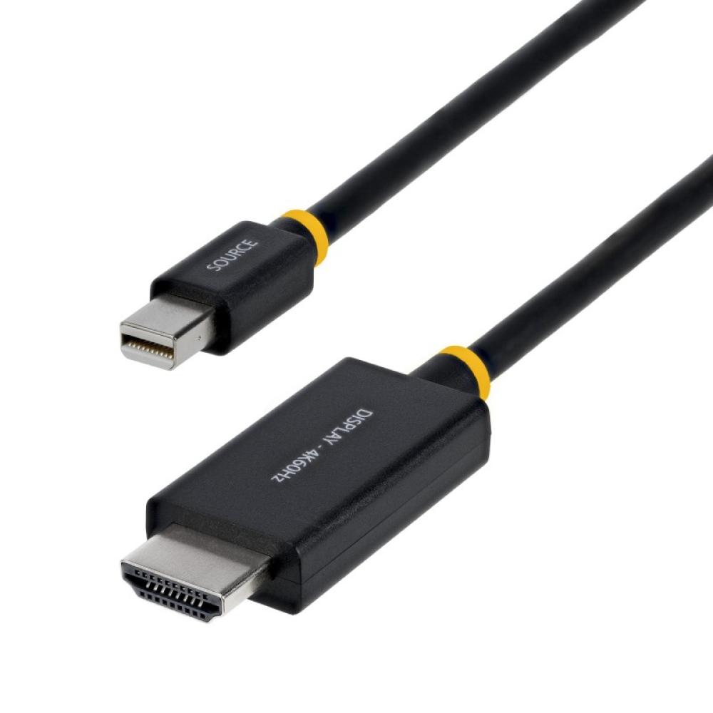 StarTech.com - Cable Adaptador Mini DisplayPort a HDMI de 2m - 4K 60Hz HBR3/HDCP 2.3/DPCP - Cable mDP a HDMI 2.0 - Conversor de