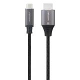 Nanocable - 10.15.5262 adaptador de cable de vídeo 1,8 m USB Tipo C HDMI Negro