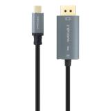 Nanocable - 10.15.5022 adaptador de cable de vídeo 2 m USB Tipo C DisplayPort Negro