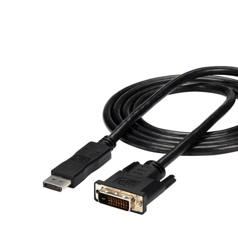 StarTech.com - Cable de 1,8m DisplayPort a DVI - Cable Adaptador DisplayPort a DVI DVI-D Monoenlace de Vídeo 1080p - Cable de DP