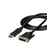 StarTech.com - Cable de 1,8m DisplayPort a DVI - Cable Adaptador DisplayPort a DVI DVI-D Monoenlace de Vídeo 1080p - Cable de DP