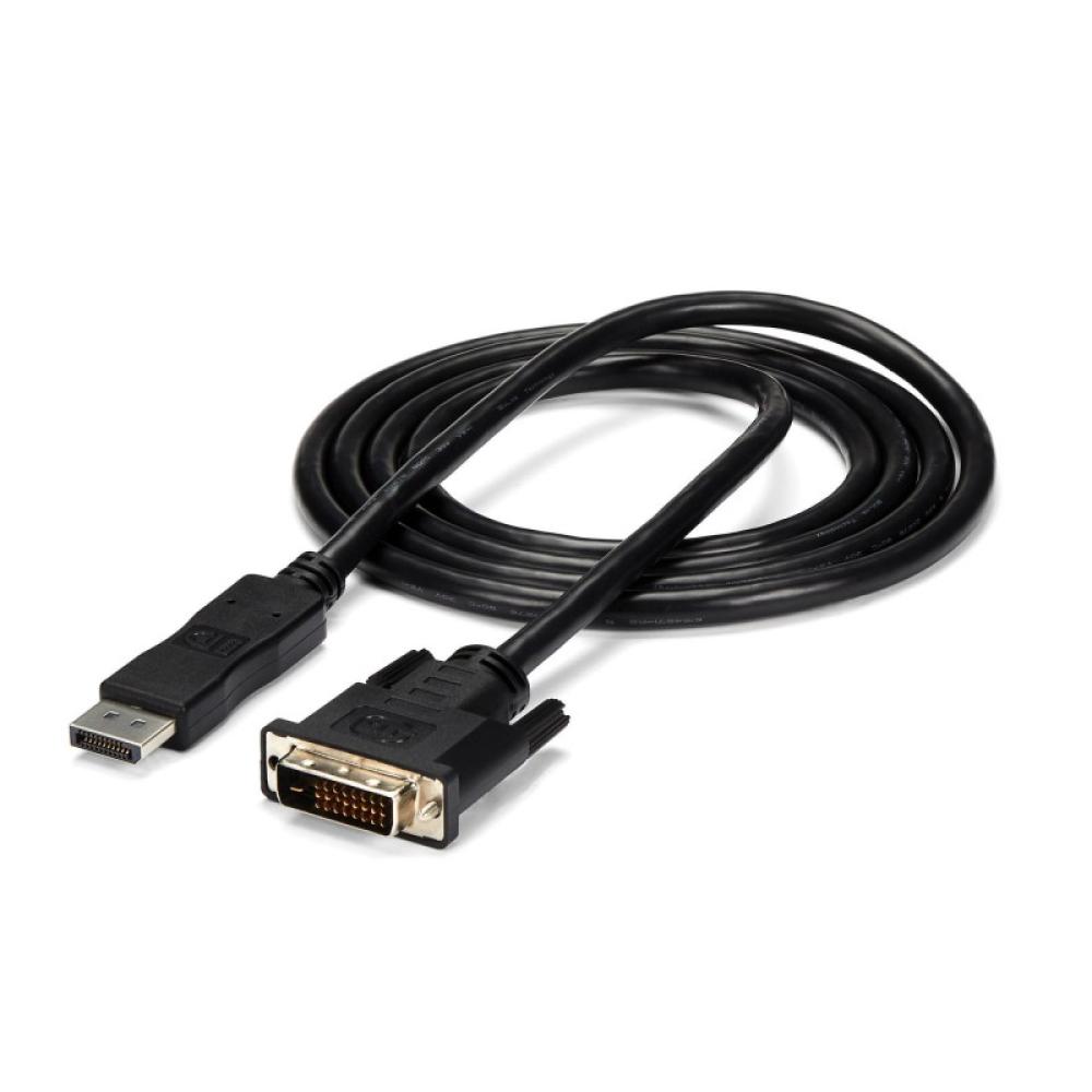 StarTech.com - Cable de 1,8m DisplayPort a DVI - Cable Adaptador DisplayPort a DVI DVI-D Monoenlace de Vídeo 1080p - Cable de DP