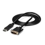 StarTech.com - Cable de 1,8m DisplayPort a DVI - Cable Adaptador DisplayPort a DVI DVI-D Monoenlace de Vídeo 1080p - Cable de DP