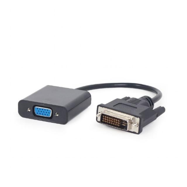 Gembird - A-DVID-VGAF-01 adaptador de cable de vídeo 0,2 m DVI-D VGA (D-Sub) Negro