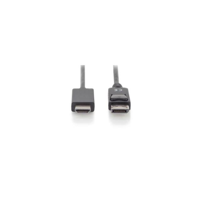Digitus - Cable adaptador DisplayPort, DP - HDMI tipo A - AK-340303-010-S