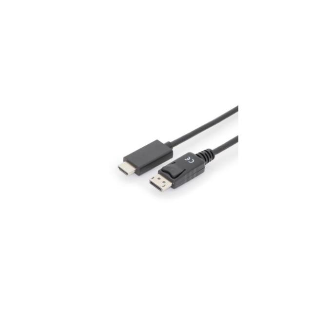 Digitus - Cable adaptador DisplayPort, DP - HDMI tipo A - AK-340303-010-S