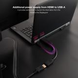 Nanocable - Conversor HDMI 2.0 a DisplayPort V1.2 Negro, 20 cm