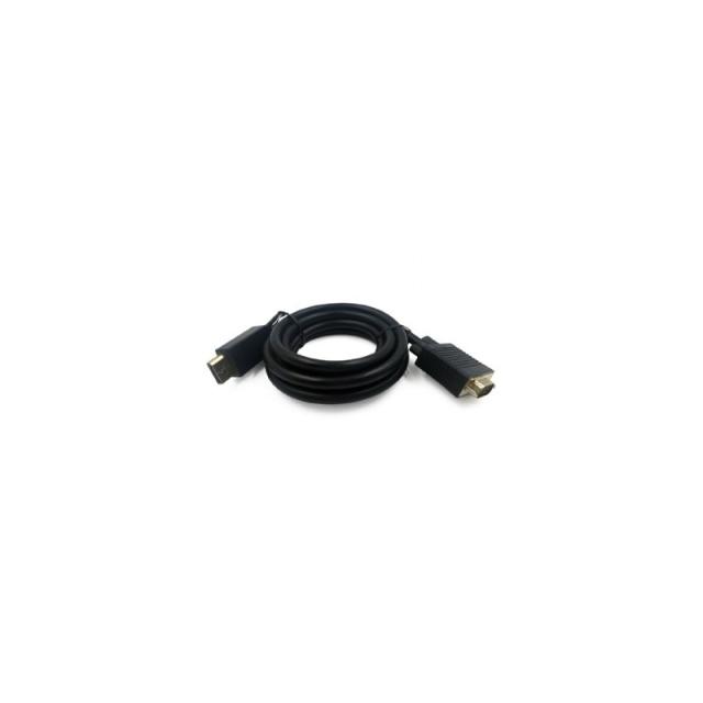 Gembird - CCP-DPM-VGAM-6 adaptador de cable de vídeo 1,8 m VGA (D-Sub) DisplayPort Negro