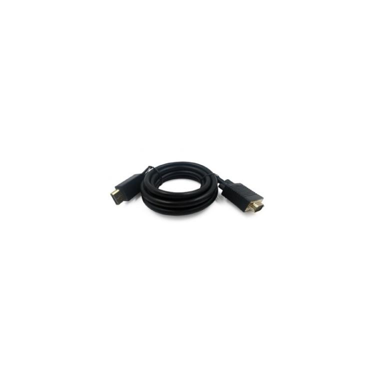 Gembird - CCP-DPM-VGAM-6 adaptador de cable de vídeo 1,8 m VGA (D-Sub) DisplayPort Negro