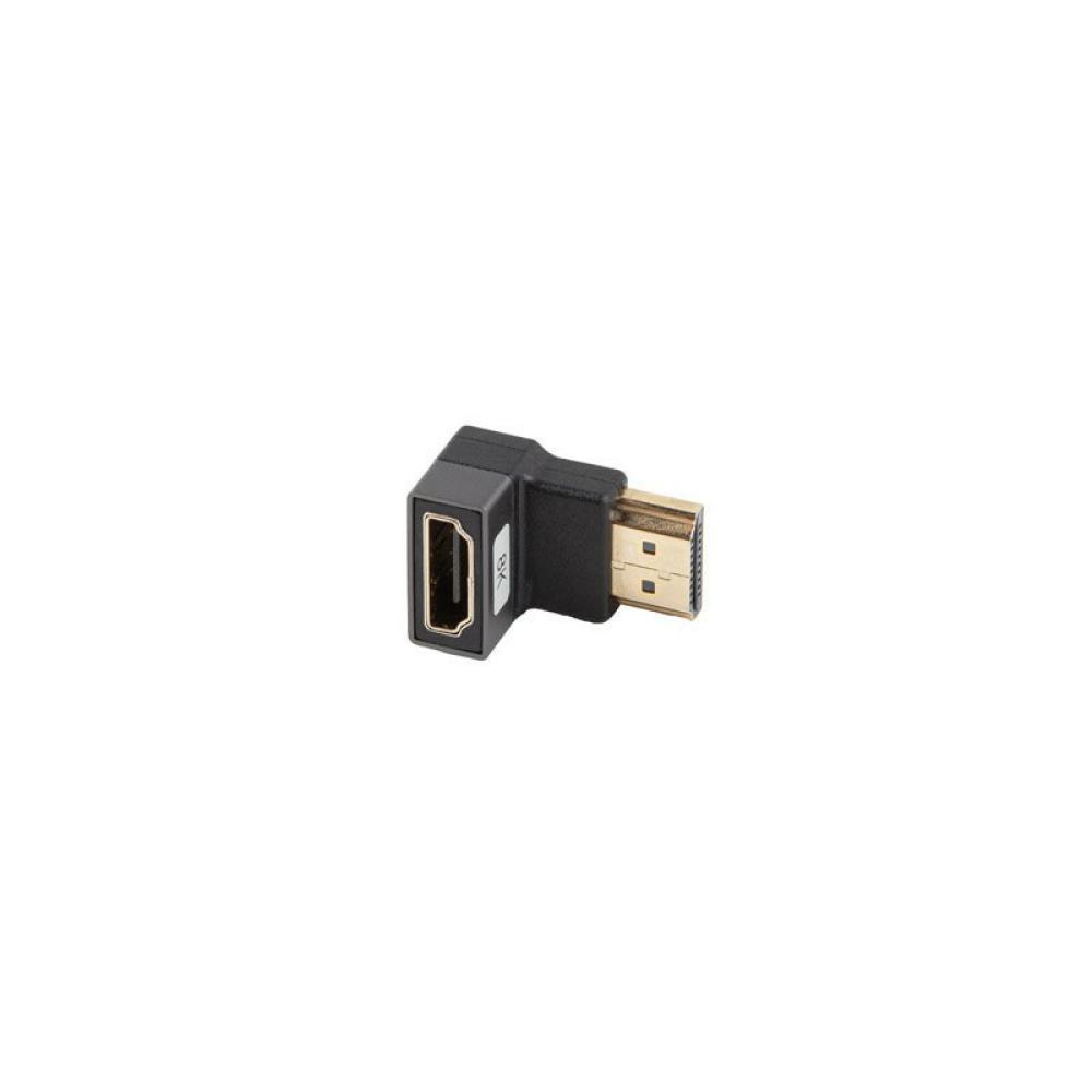 Lanberg - AD-HDMI-07 adaptador de cable de vídeo HDMI tipo A (Estándar) Negro, Plata