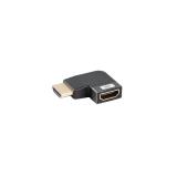Lanberg - AD-HDMI-09 adaptador de cable de vídeo HDMI tipo A (Estándar) Negro, Plata