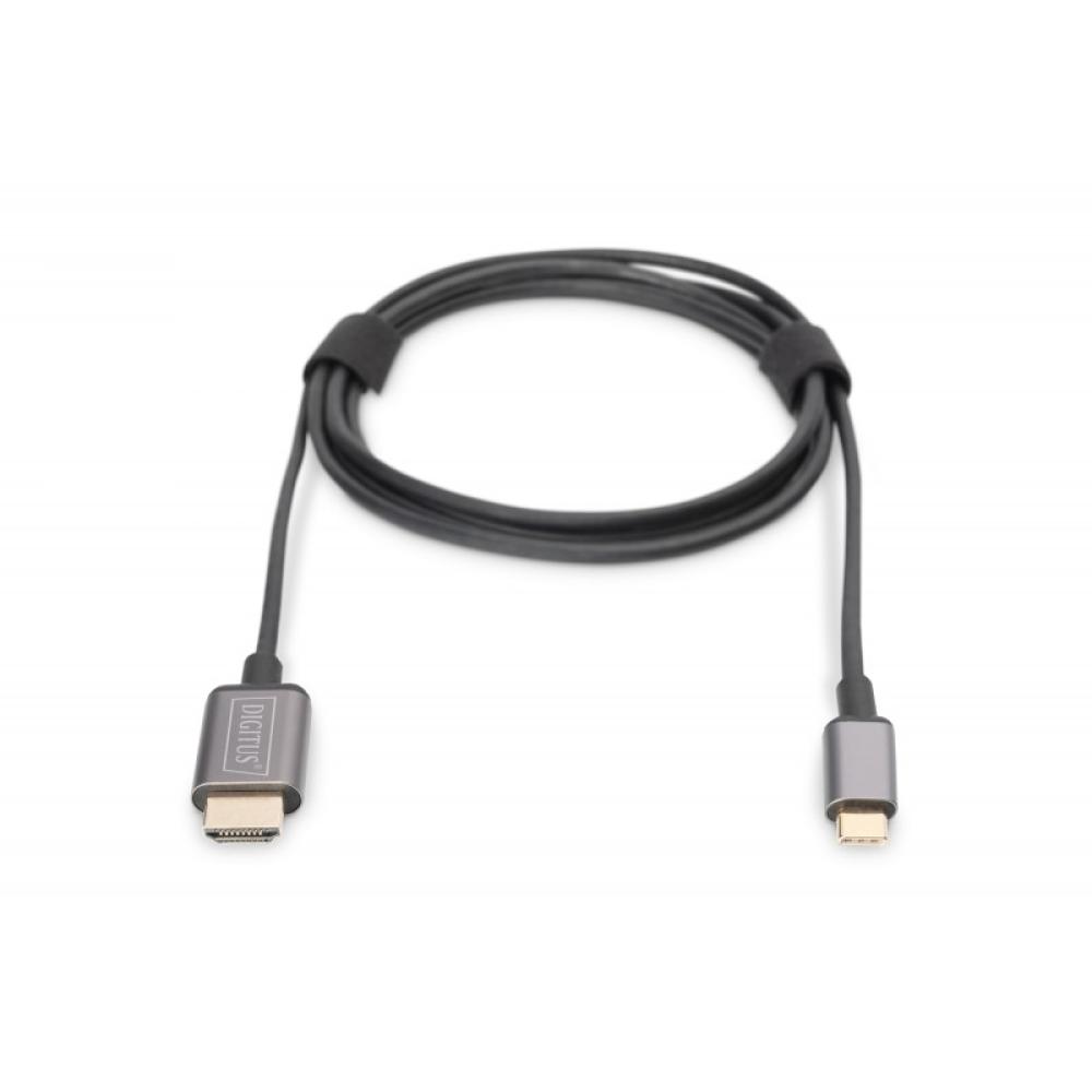 Digitus - Cable adaptador de vídeo USB-C - HDMI, UHD 4K / 30 Hz