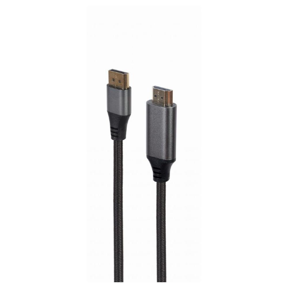 Gembird - CC-DP-HDMI-4K-6 adaptador de cable de vídeo 1,8 m DisplayPort HDMI tipo A (Estándar) Negro