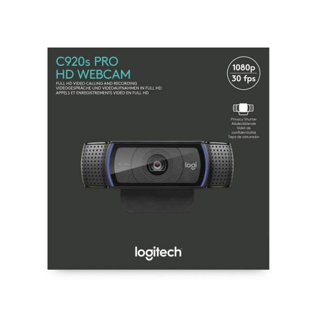 Logitech - 960-001252 cámara web 1920 x 1080 Pixeles USB Negro